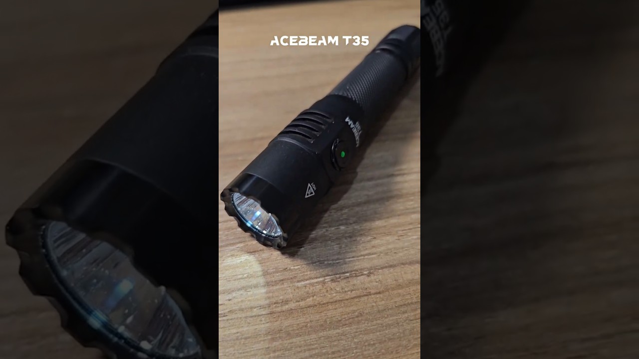 Acebeam T35 #music #edc #flashlight #torch #night #acebeam #longrange