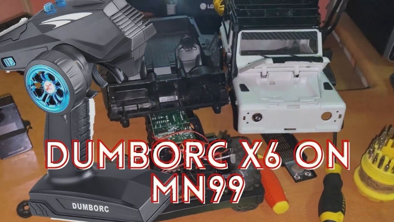 Upgrading MN 99 1:12 Scale RC Crawler - Dumborc 6 Channel Transmitter & 20A ESC