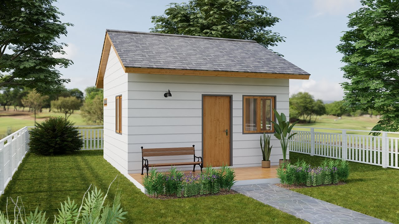 16'x16' (5x5 m) Tiny House Tour | Modern Farmhouse Design
