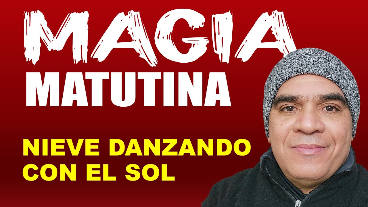 Magia Matutina: Nieve Danzando con el Sol