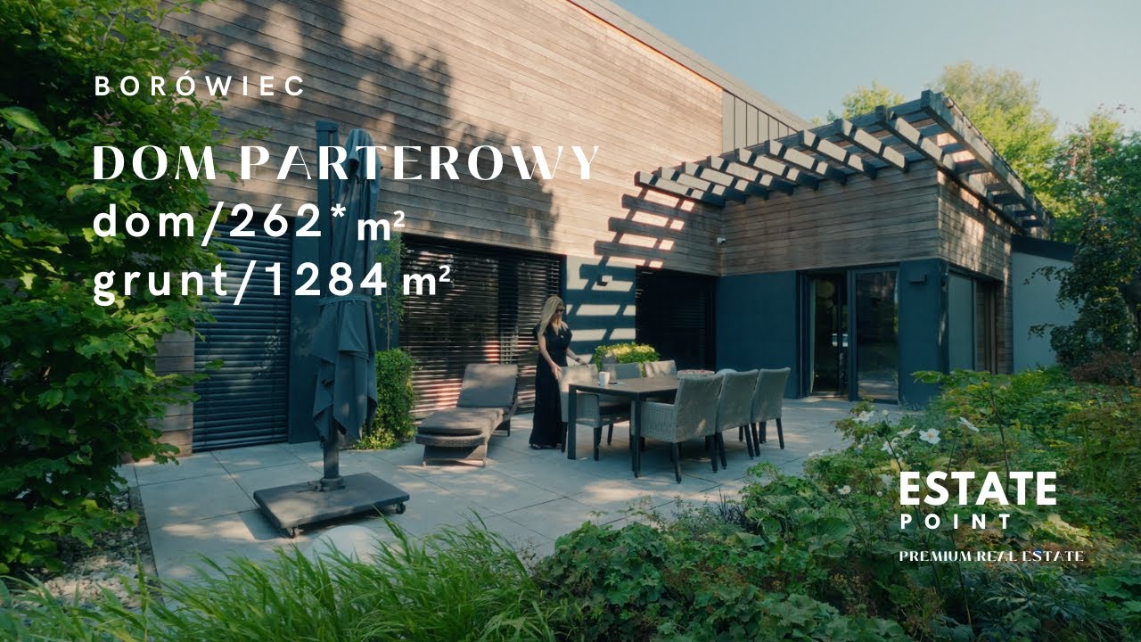 PARTEROWY DOM W BORÓWCU OTOCZONY ZIELENIĄ - NA SPRZEDAŻ.