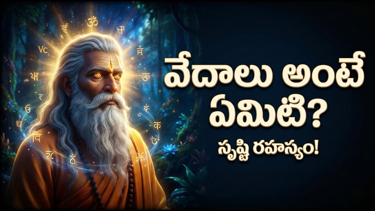 వేదాలు అంటే ఏమిటి| Hindu Vedas Explained Simply in Telugu #3danimation