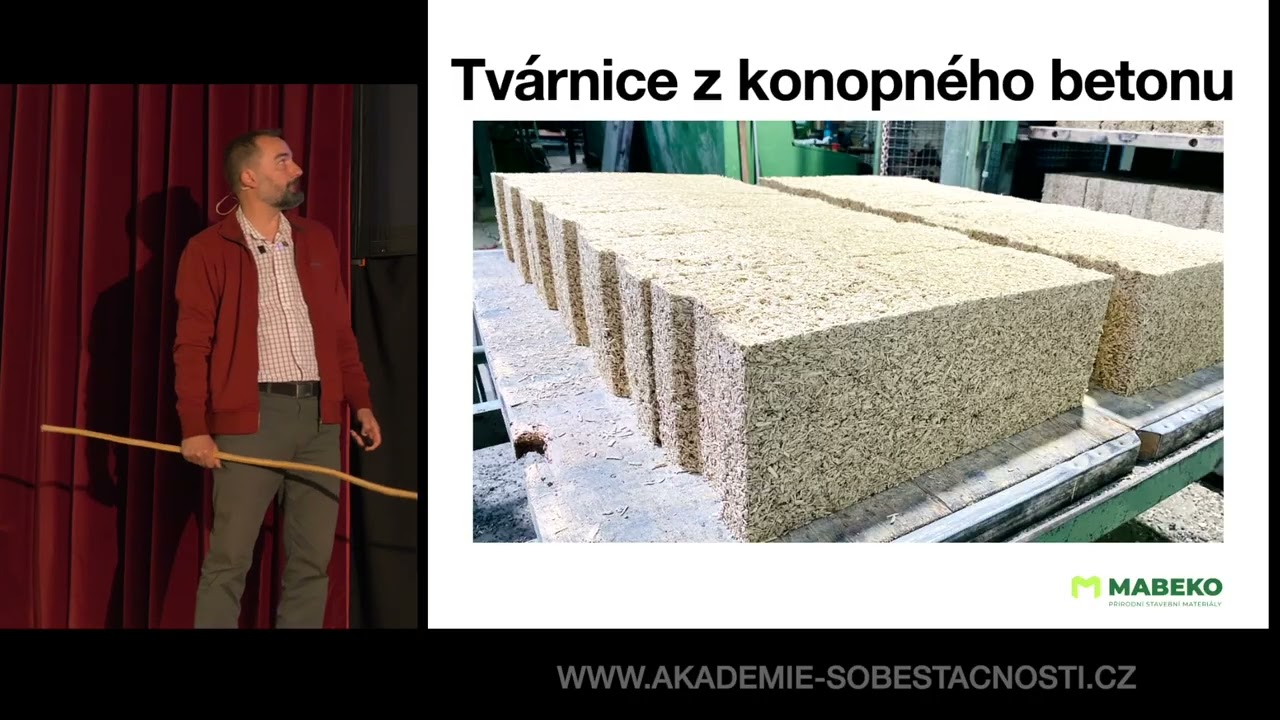 Konopný beton od teorie po stavbu domu -  Jan Bešík