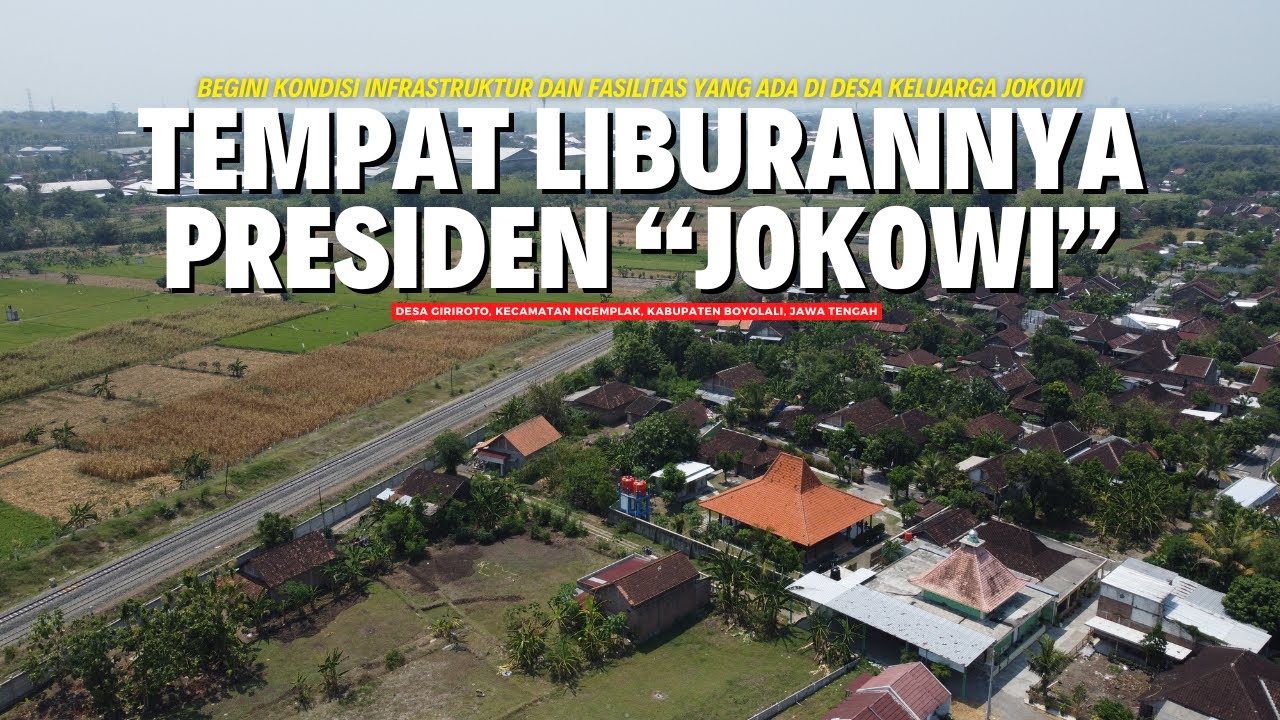 KONDISI DESA RUMAH SEJARAH JOKOWI | PEMBANGUNAN DAN INFRASTRUKTURNYA APAKAH SAMA DENGAN DESA LAINNYA