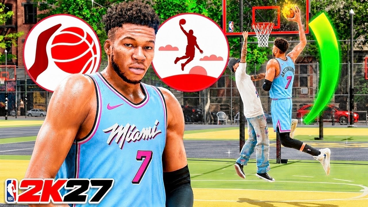 Мой билд GIANNIS ANTETOKOUNMPO (6'11) УЖЕ ДОМИНИРУЕТ В NBA 2K27...