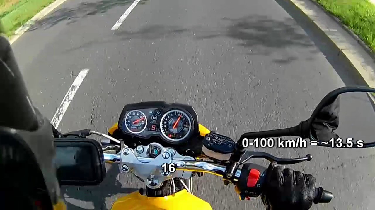 Romet ZXT 125 przyspieszenie do setki (0-100 km/h)