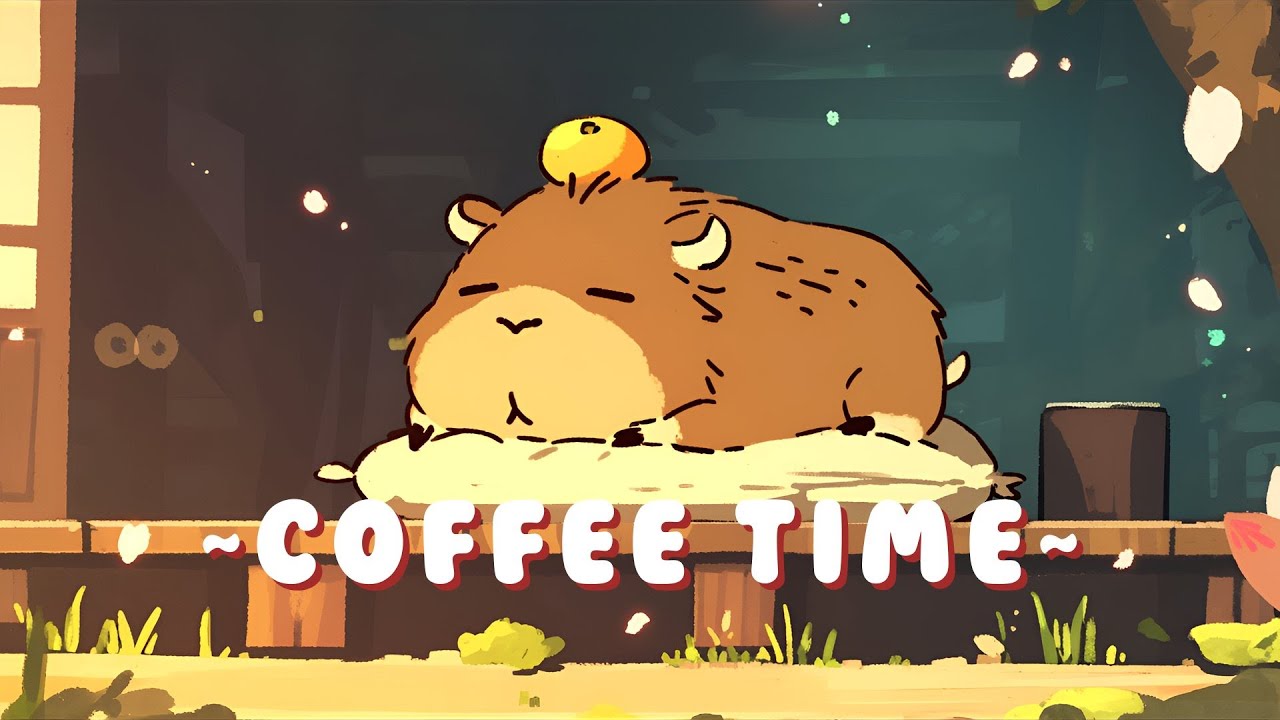 [Long Session] Capybara Lofi Music Station | Calming Beats & Melodies ✨