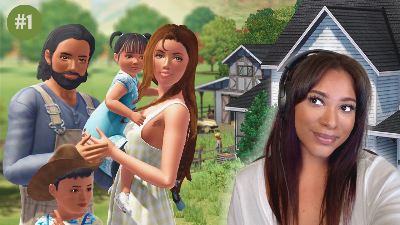 I Started A Cozy Family Farm in The Sims 3!