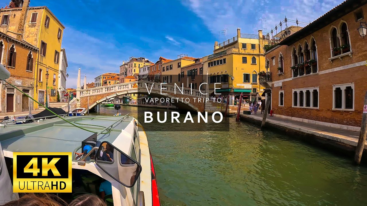 VENICE Vaporetto trip to BURANO