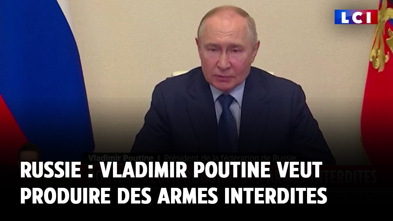 Russie : Vladimir Poutine veut produire des armes interdites