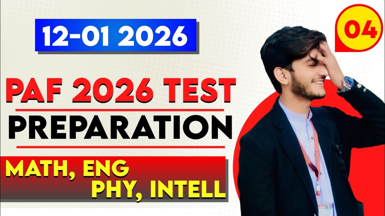 PAF Test Preparation 2026 |Paf test preparation|PAF test preparation mcqs 2026|#paftest2026