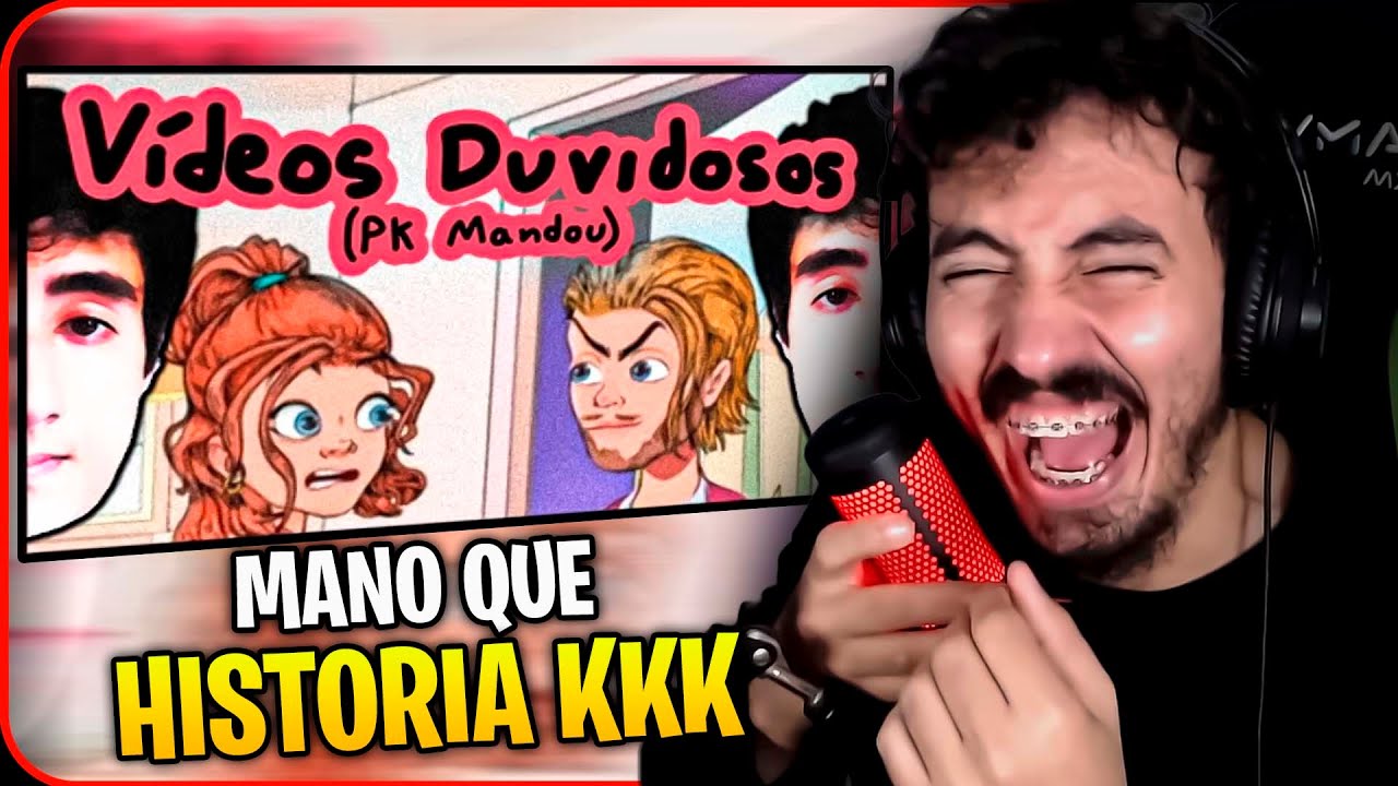 Felps assistindo vídeos ALTAMENTE DUVIDOSOS que o @Pk Live mandou | Leozin React