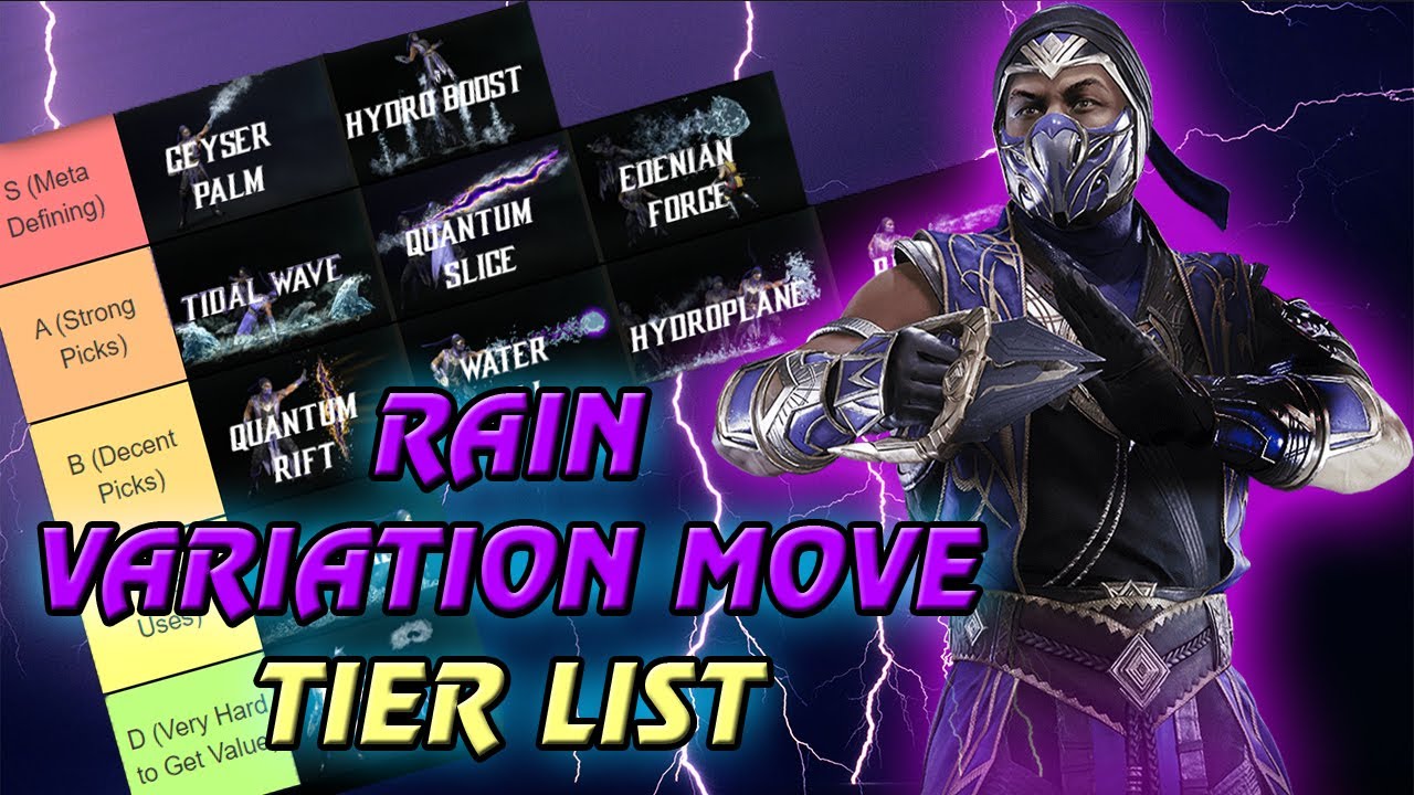 Ranking Every Rain Variation Move! MK11 TIER LIST