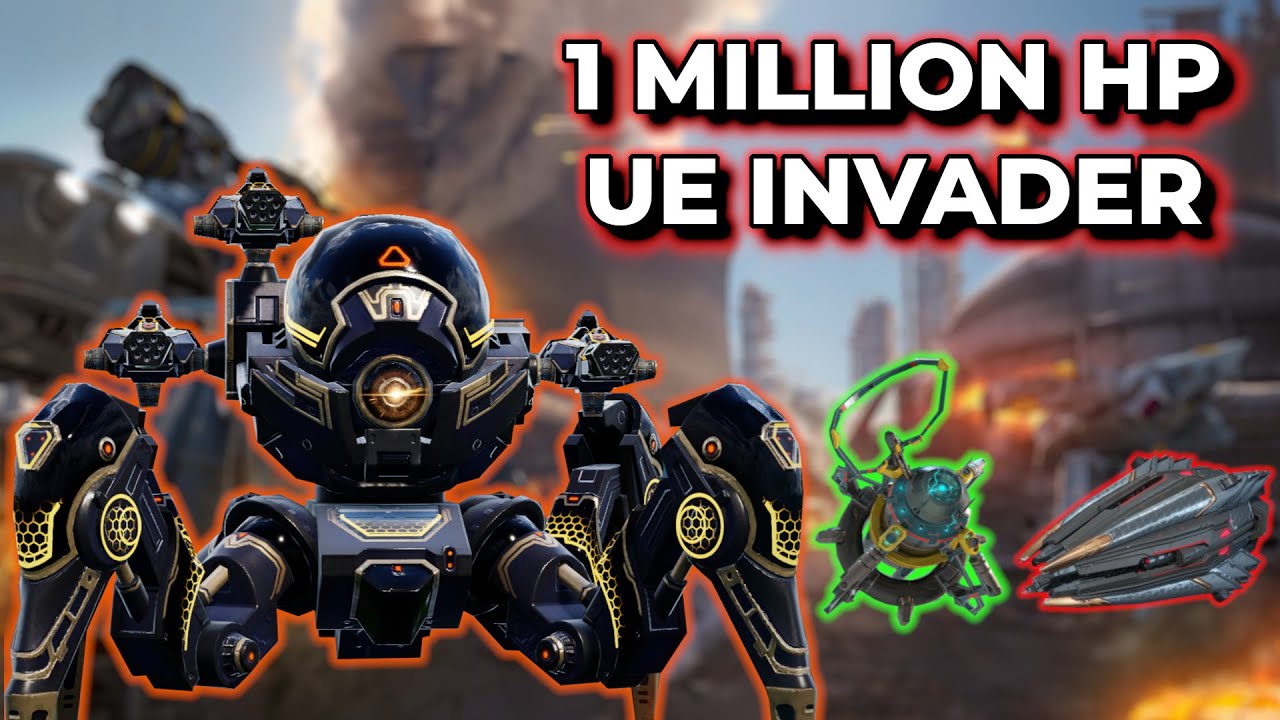 WR - 1 Million HP UE Invader W/ Unstable Conduit And Hiruko | War Robots