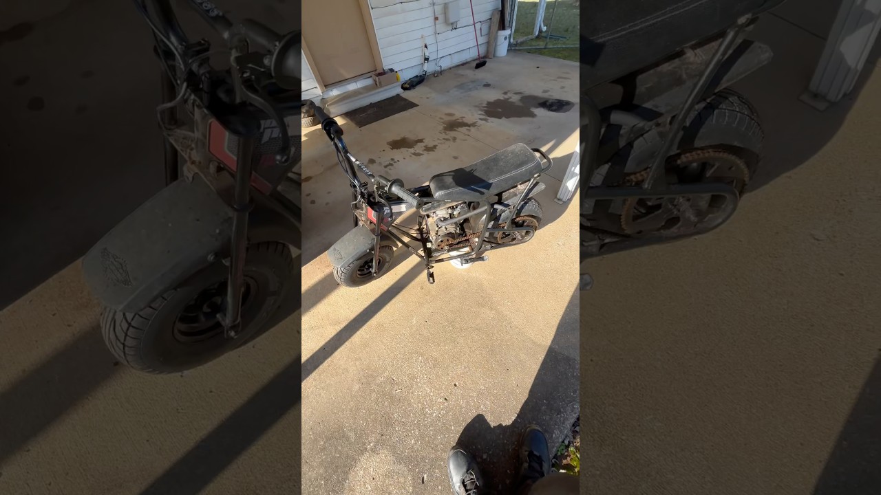 Mega Moto Mini Bike Upgrades 😎PT.1 New Engine + Straight Pipe Exhaust 