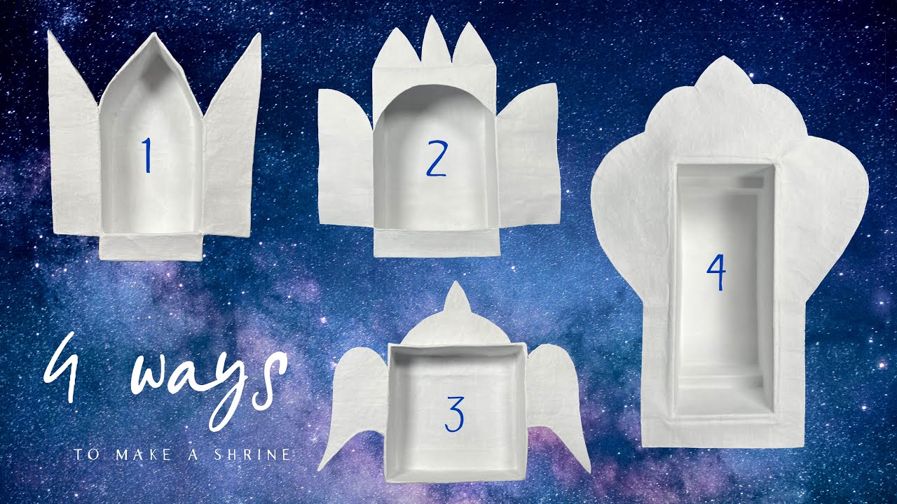 How to make your own Shrine Box or Nicho using recycled materials