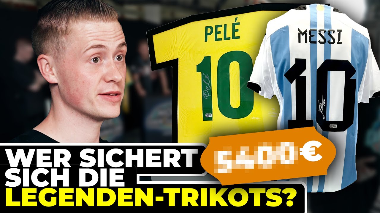 Messi und Pelé: Zwei Weltmeister Trikots bringen unsere Käufer zum Staunen!