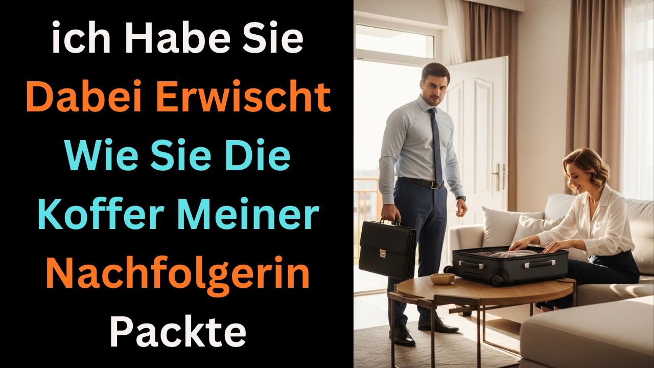 Ich habe sie dabei erwischt, wie sie die Koffer meiner Nachfolgerin packte