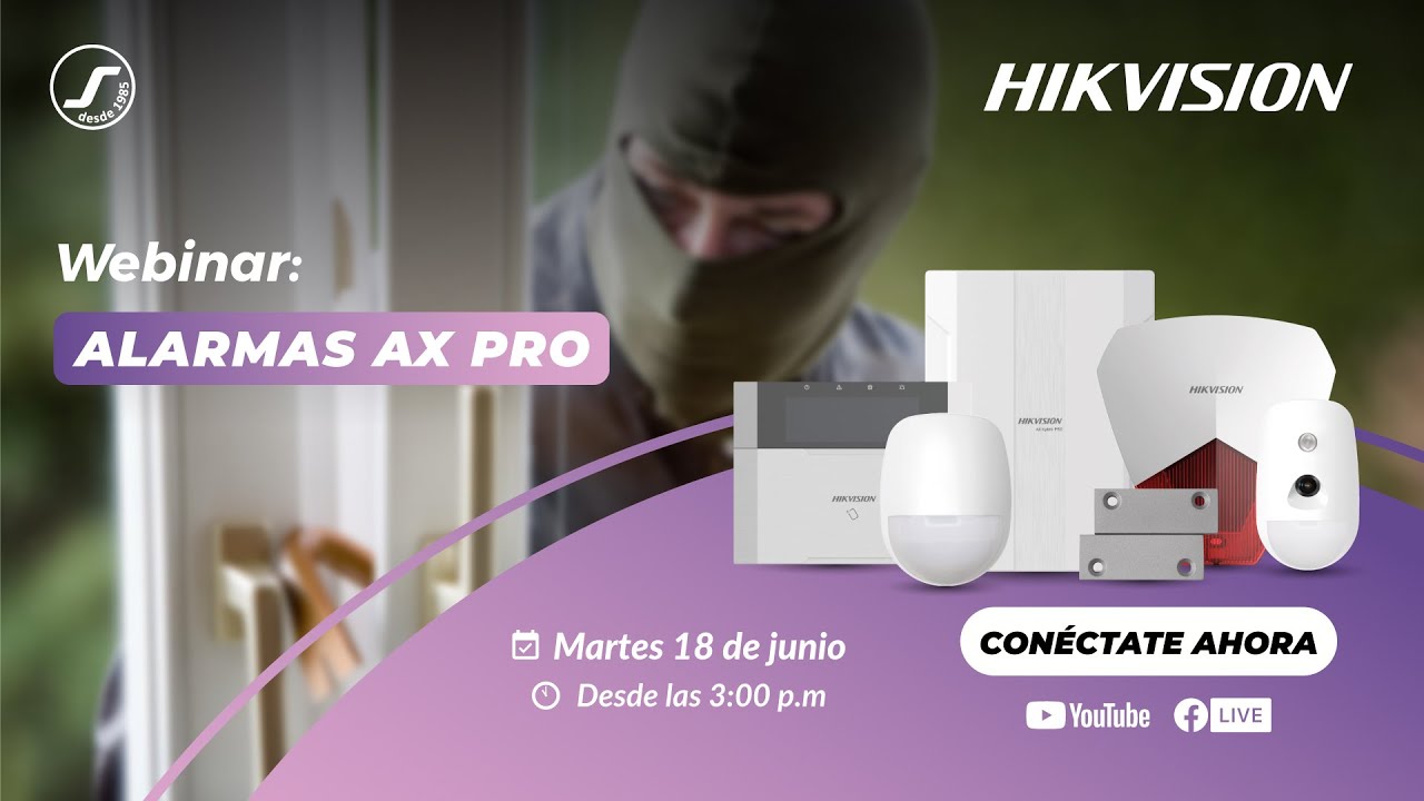 📢 HIKVISION | Webinar: Alarmas AX Pro