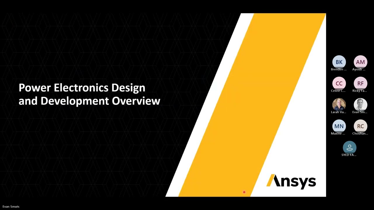 Webinar Ansys Power Electronics