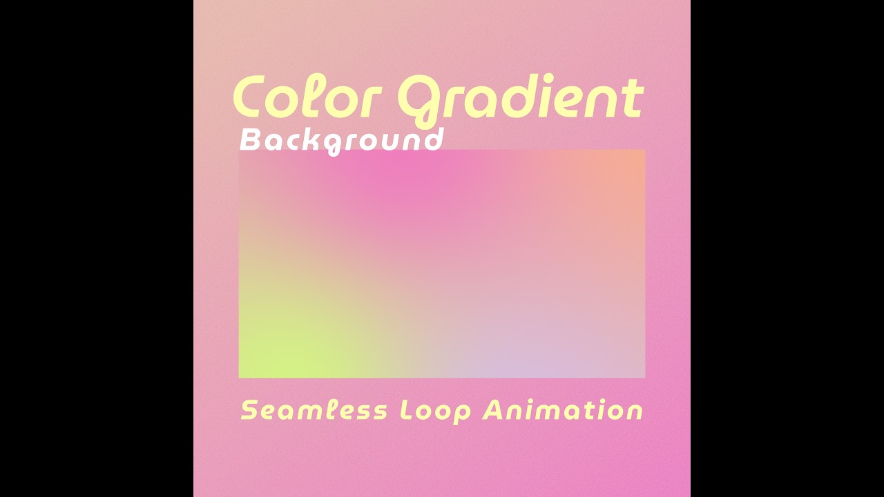カラフル鮮やかピンク系グラデーション5種・10秒ループ・mp4