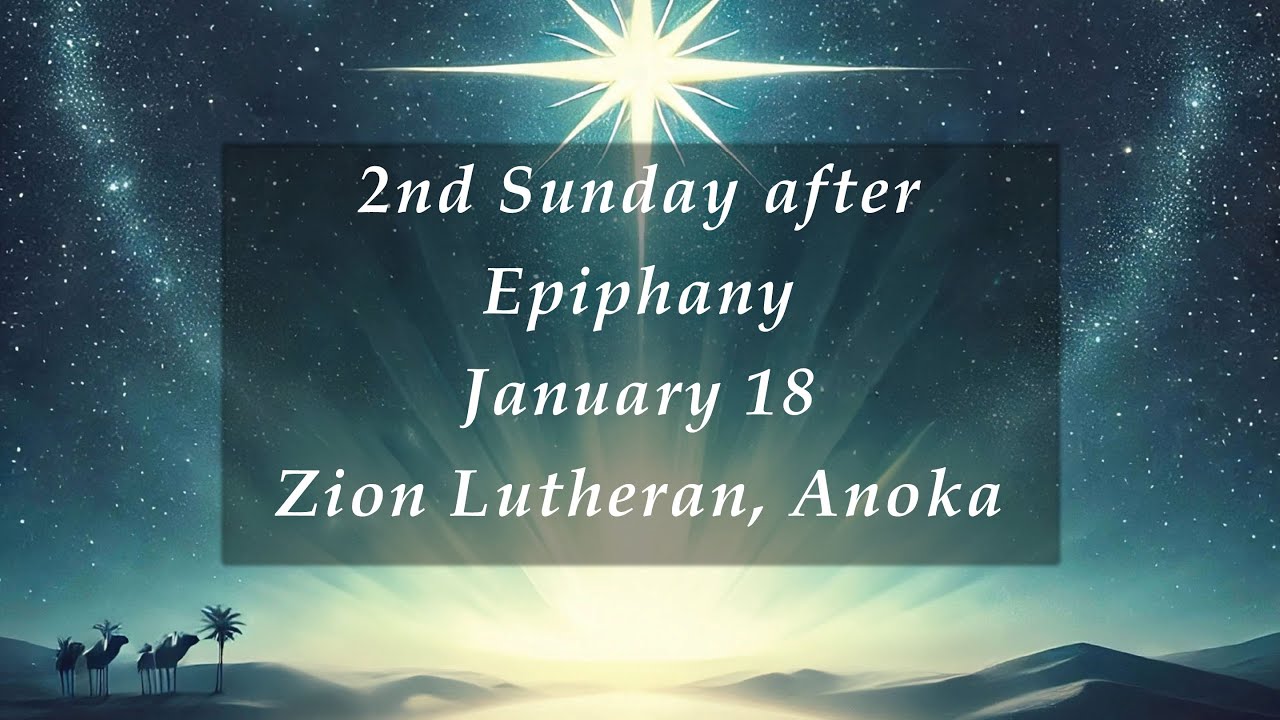 Zion Anoka, 11 AM Blended Service, Jan 18