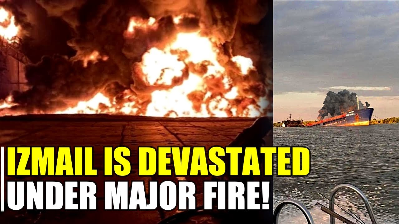 IZMAIL POD OSTRZEM! Zniszczenie składu ropy Triton i uszkodzenie tankowca Excellion
