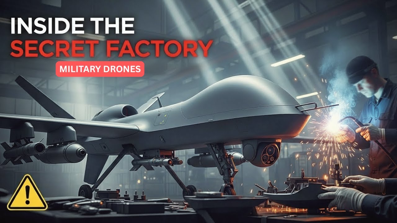 Inside the Drone Factory, How Military Drones Are Made