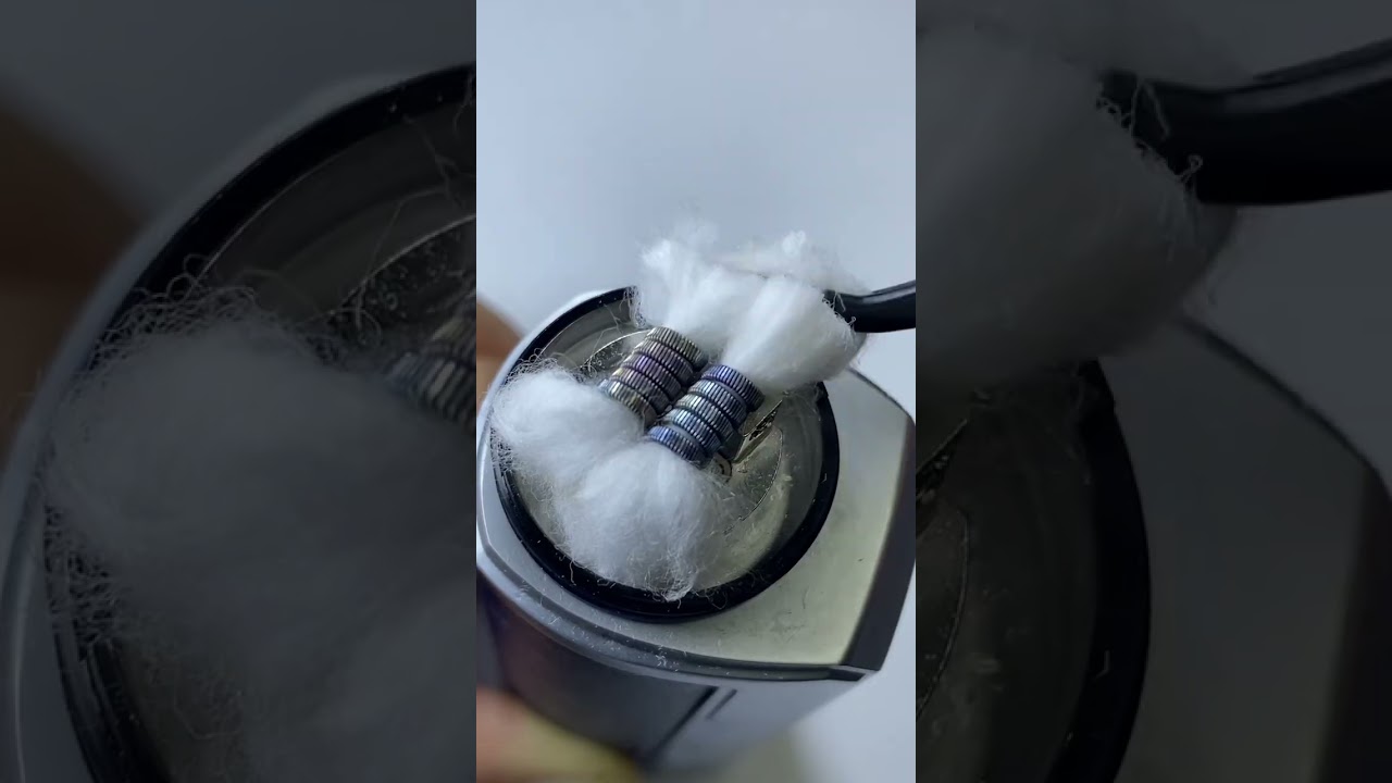 #vapediy Anyone try this dual coil fused Clapton 🌪💨 #asmr #vape