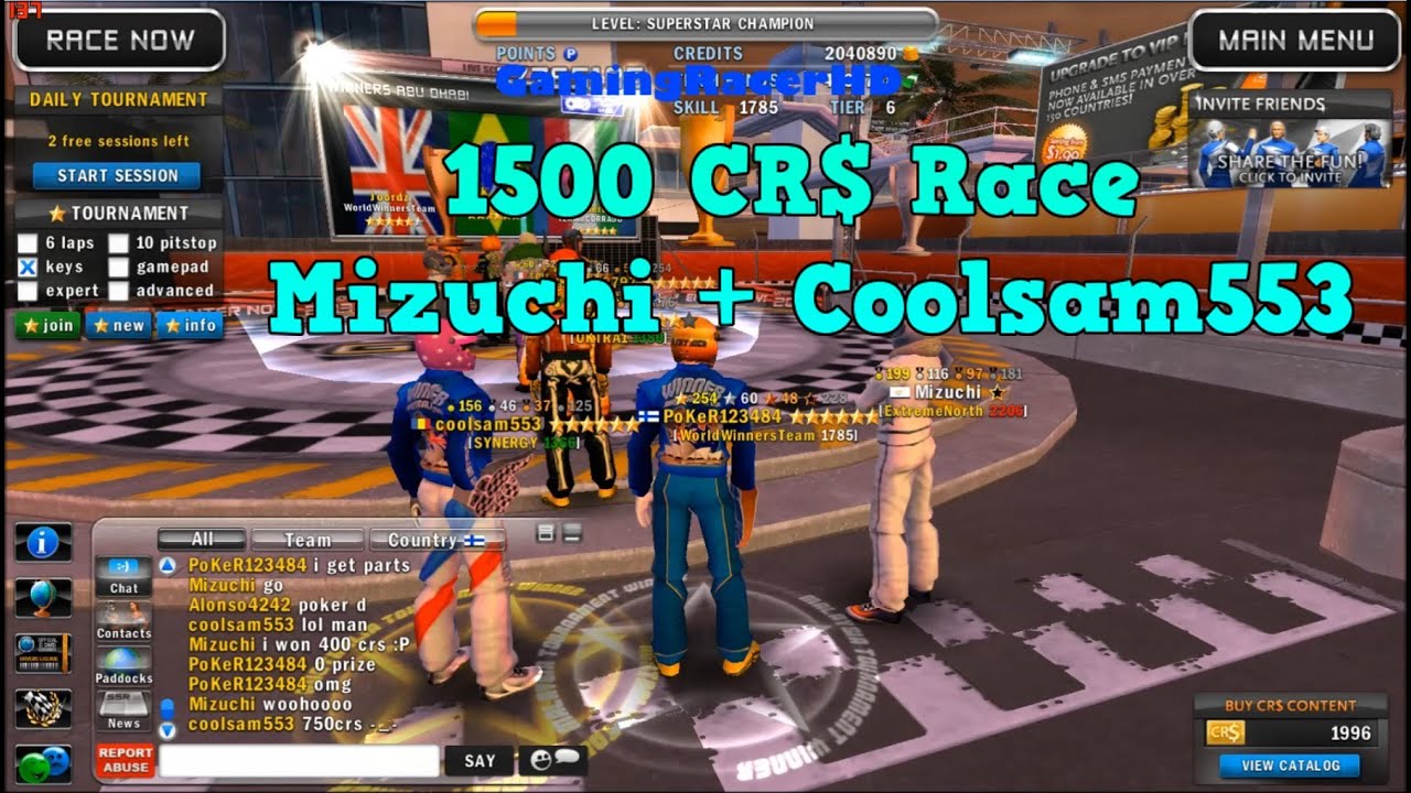 Superstar Racing - 1500CR$ Race with Mizuchi and Coolsam553 (1080p HD)