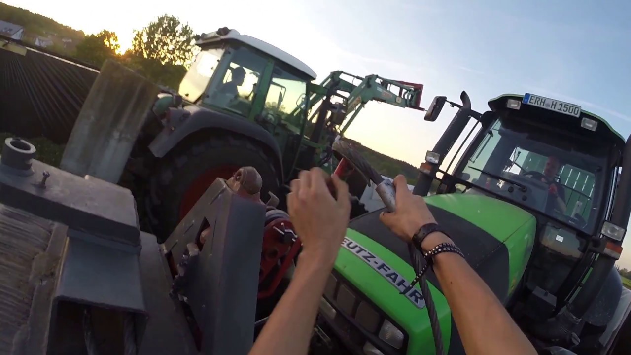 Grassilage | Silo Walzen + Festgefahren | Steyr, Fendt, Deutz | Uncut | Cabview