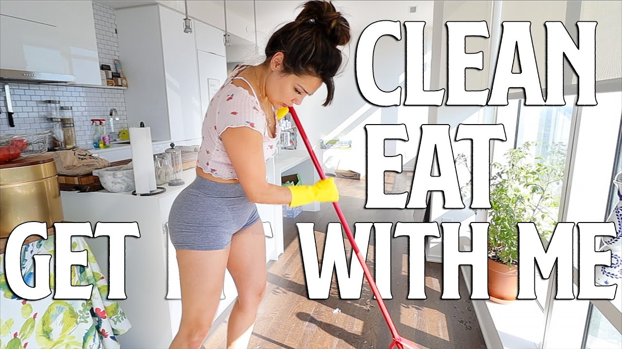 CLEAN, EAT, & GET FIT WITH ME! EASY EFFECTIVE WORKOUT!