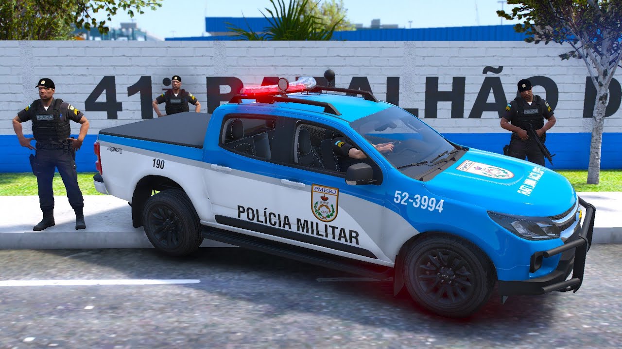 FORAGIDO + TROCA T1ROS! ENQUADRO NOTURNO PMERJ | GTA 5 POLICIAL