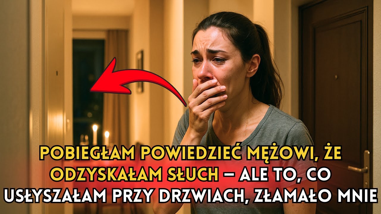 Pobiegłam powiedzieć mężowi, że odzyskałam słuch &mdash; ale to, co usłyszałam przy drzwiach, złamało mnie