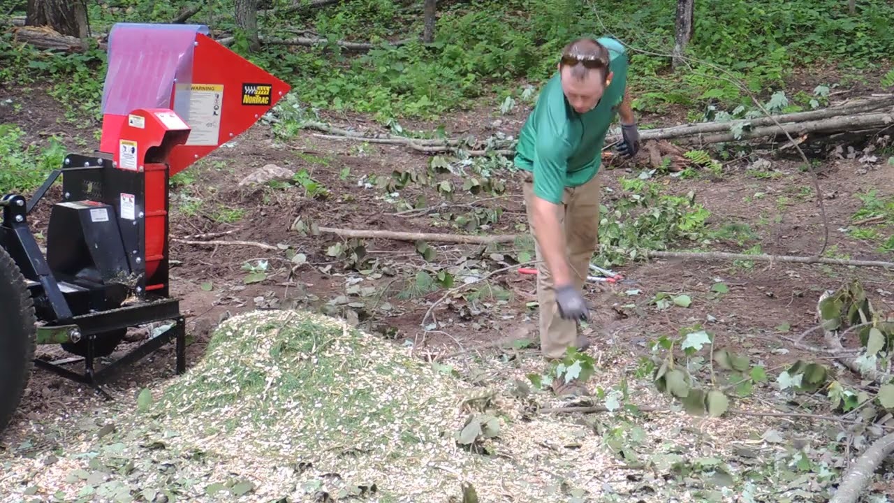 NorTrac PTO wood chipper