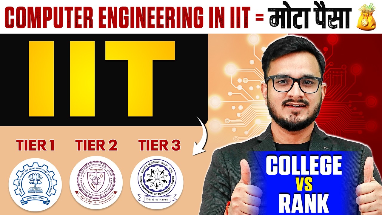 IITs - CSE Cutoffs 🔥Kitne RANK par milega CSE ?