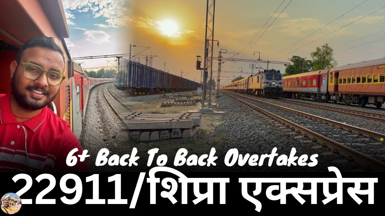 Journey in Shipra Express from Indore to Asansol