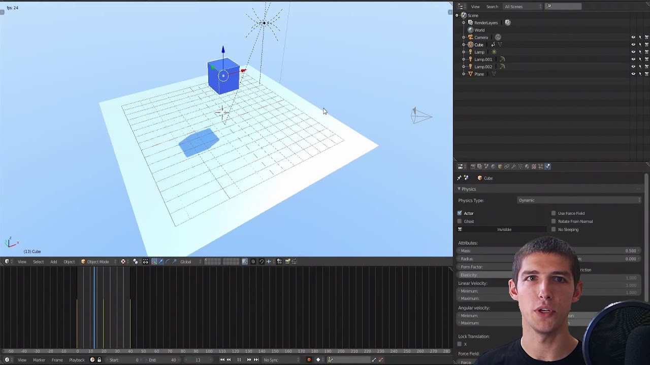 Jumping in UPBGE (2019) - Logic Bricks