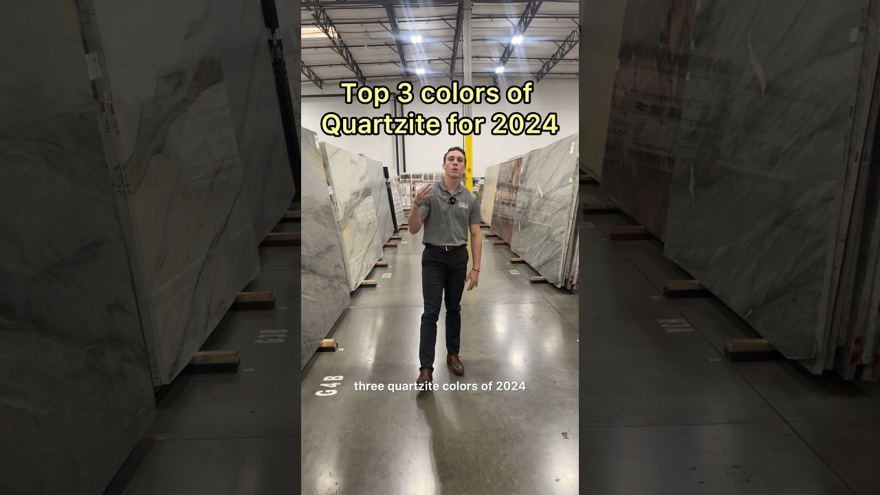 Top colors of Quartzite for 2024 #bathroomcountertops #interiordesign #kitchencountertops