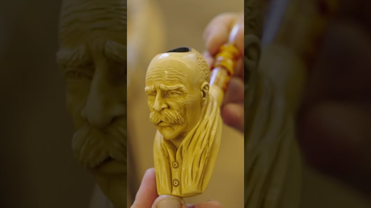 What is a Meerschaum pipe? #Meerschaumpipe #pipes #Turkey