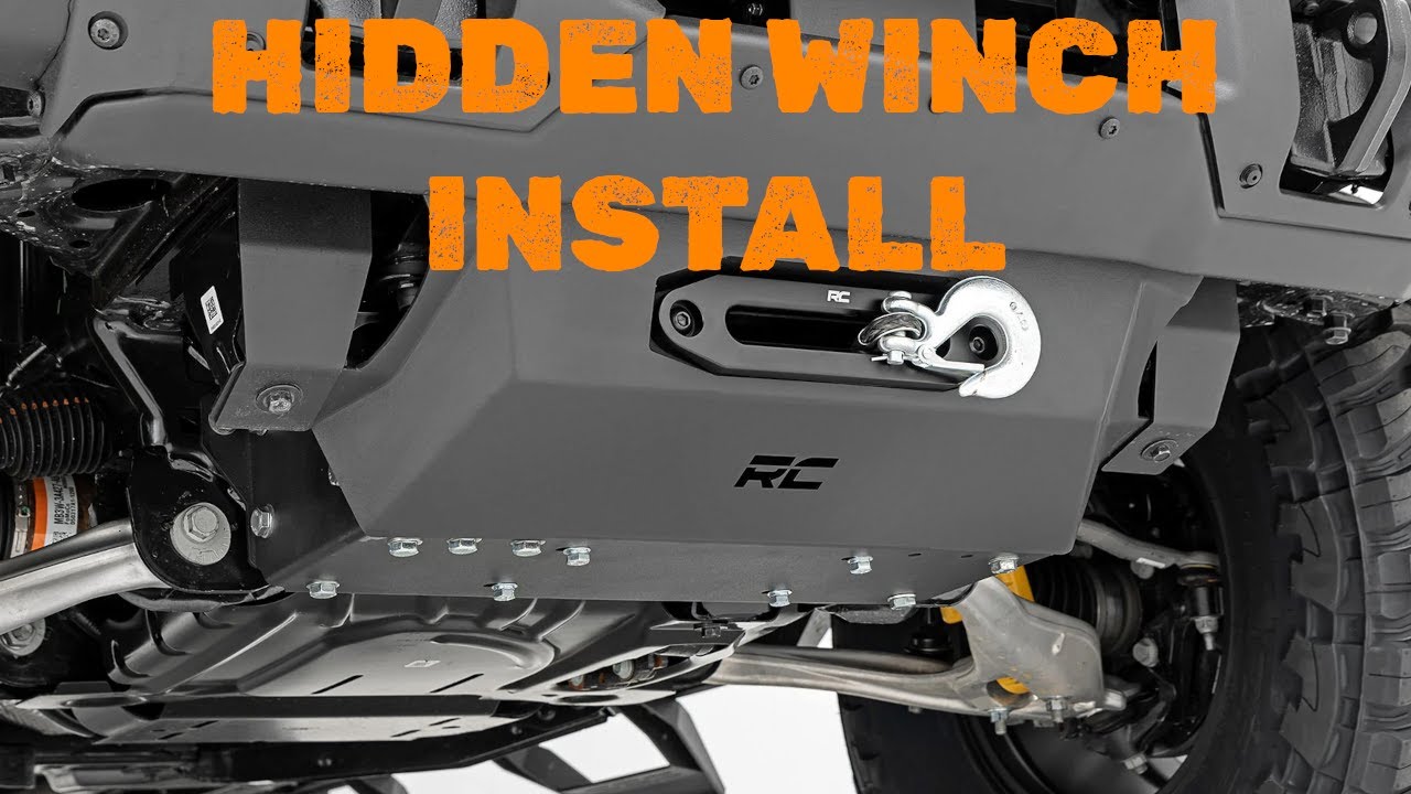 Rough Country Bronco Hidden Winch Install