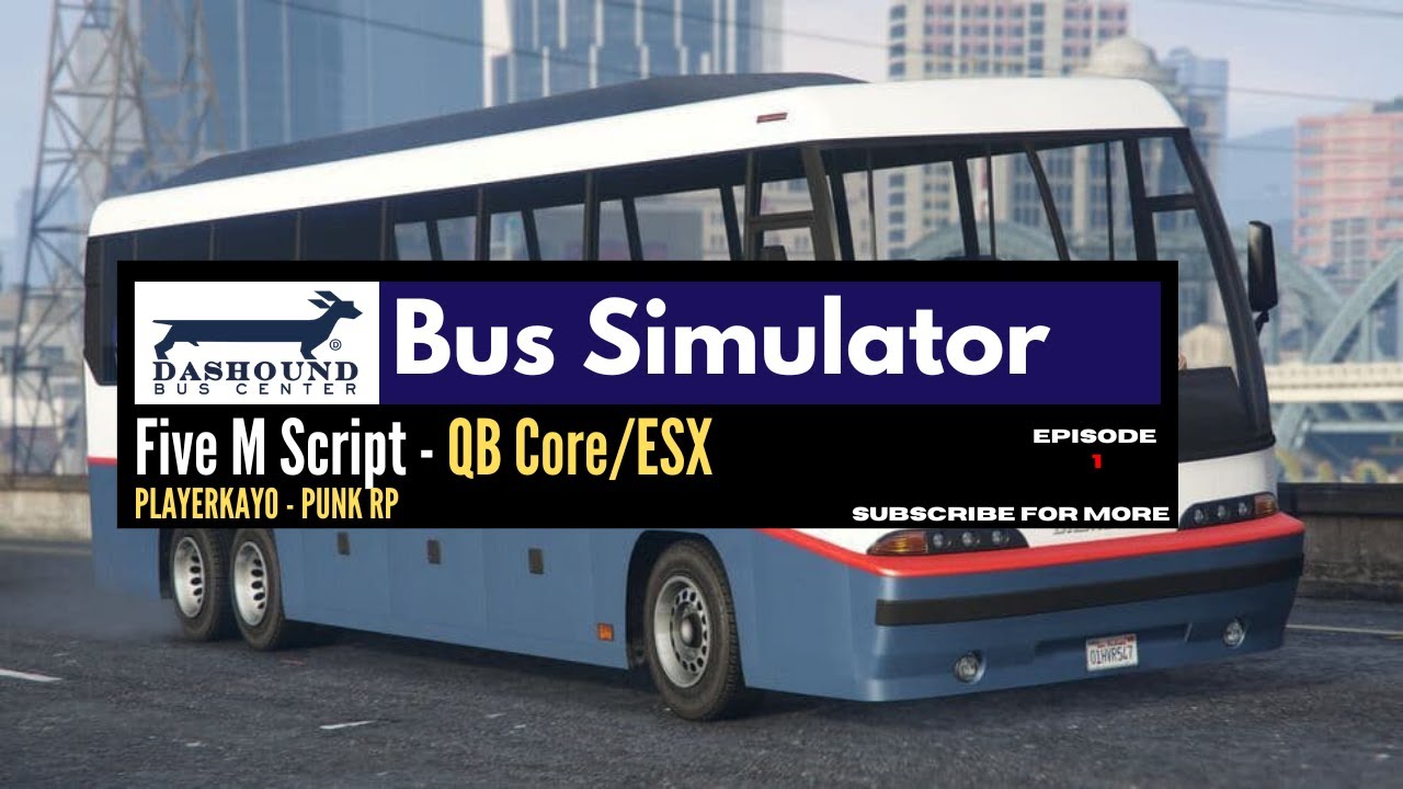 How To Install Free Bus Simulator Script For Five M | QB Core/ESX