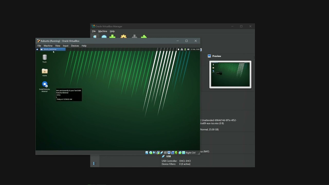 How to Install Linux on Windows | Virtual Machine Tutorial | Xubuntu Minimal