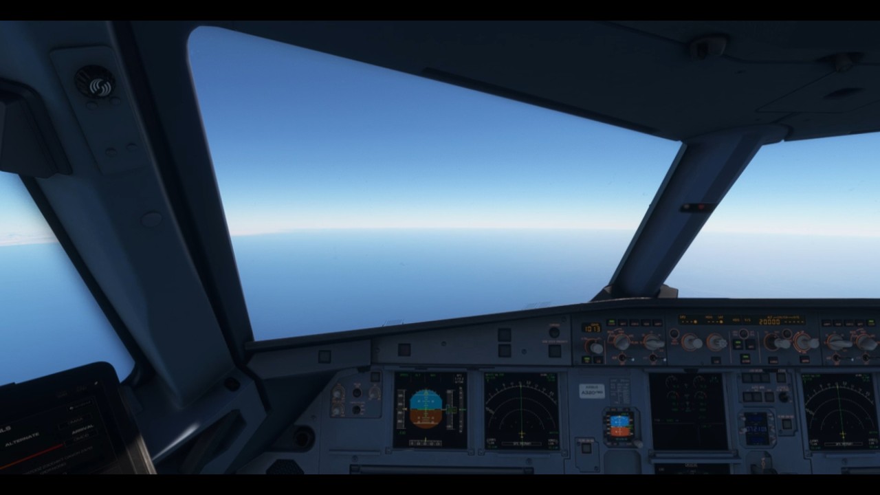 MSFS: Saudi Arabia Bahrain to United Arab Dubai with windy and foggy Landing