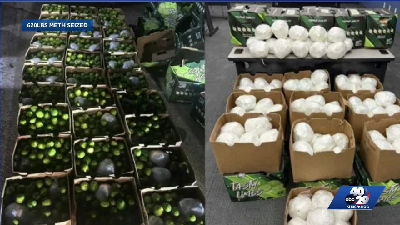 Arkansas authorities discover $28 million in methamphetamine in truck carrying limes