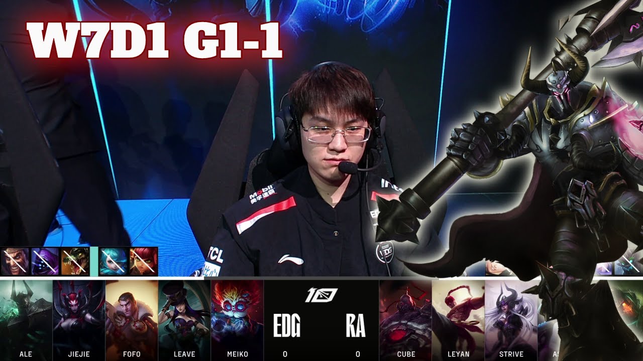 EDG vs RA - Game 1 | Week 7 Day 1 LPL Spring 2023 | Edward Gaming vs Rare Atom G1