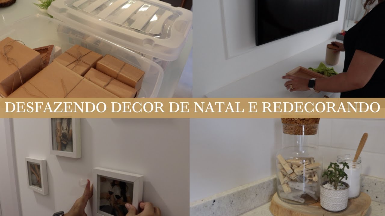 REDECORANDO O APÊ | desfazendo a decoração de natal e redecorando o apartamento todo!