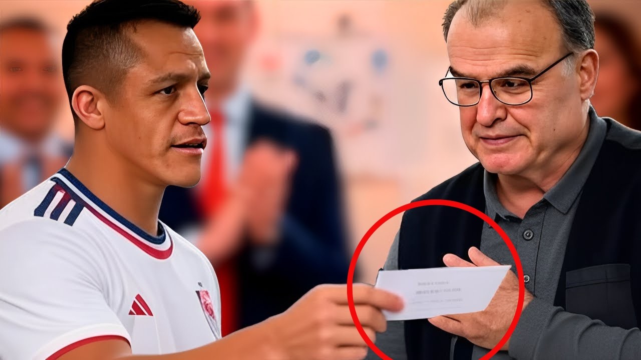 ALEXIS S&Aacute;NCHEZ entrega una CARTA SORPRESA a MARCELO BIELSA&hellip; &iexcl;Y SU REACCI&Oacute;N EMOCIONA A TODO CHILE!