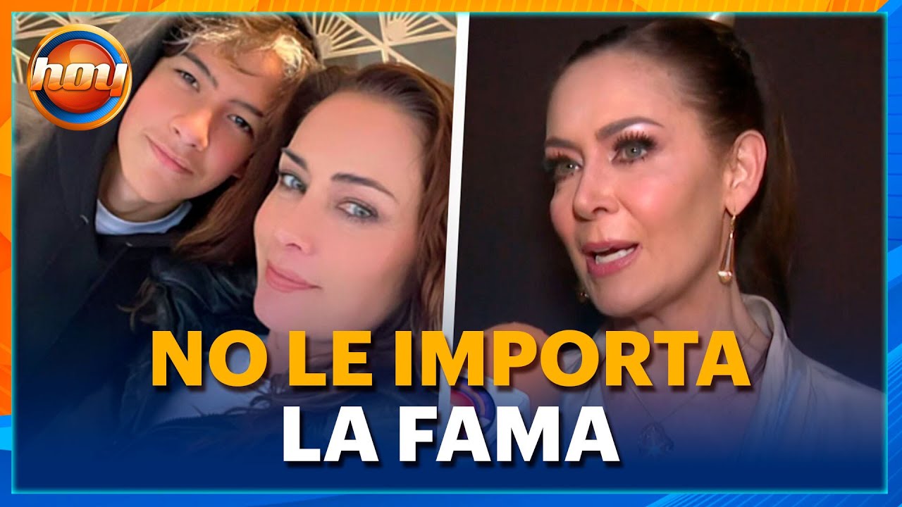 Anette Michel NO PERMITI&Oacute; que su hijo dejara la escuela por la actuaci&oacute;n | Programa Hoy