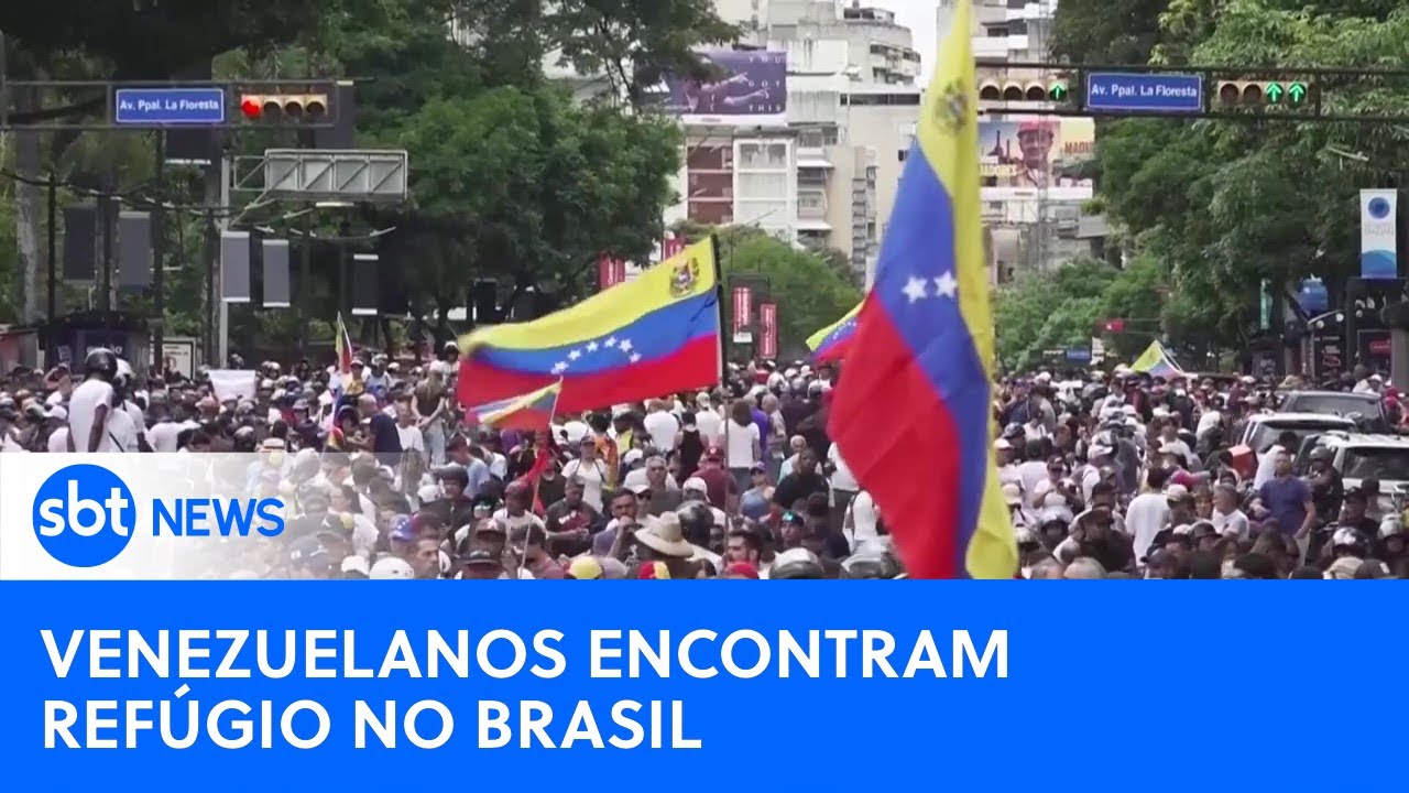 Crise econômica aumenta refugiados venezuelanos no Brasil | #SBTNewsnaTV (02/08/24)